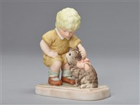 藏品(小孩系列/男孩與貓)的圖片