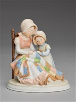 藏品(雀斑人形/母女補被)的圖片