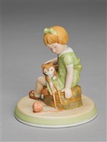 藏品(雀斑人形/女毛線球)的圖片