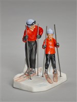 藏品(父子滑雪)的圖片