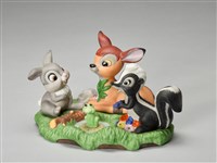 藏品(小鹿斑比與兔子、鼬鼠及青蛙的聚會)的圖片