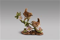 藏品(雙鳥系列/鷦鷯親子花樹)的圖片