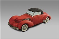 藏品(酒瓶系列：大古董車/紅色)的圖片