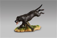 藏品(黑獵犬)的圖片