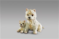 藏品(雙犬系列/白色雙犬)的圖片