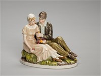 藏品(男士獻花給女友)的圖片