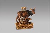 藏品(酒瓶系列：驢親子)的圖片