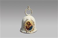 藏品(名畫釉彩宗教鈴--耶穌與羊)的圖片