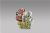 藏品(填土插花系列：犬提籃(大)/紅茶花)的圖片