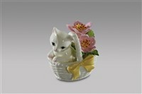 藏品(填土插花系列：貓提籃(大)/梅花)的圖片