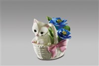 藏品(填土插花系列：貓提籃(大)/藍茶花)的圖片