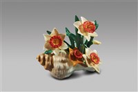 藏品(填土插花系列：貝殼插花(大)/水仙)的圖片