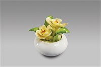藏品(填土插花系列：小圓盆花/黃花)的圖片