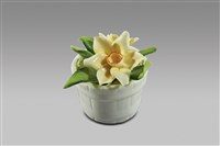 藏品(填土插花系列：圓木桶花盆(大)/水仙)的圖片