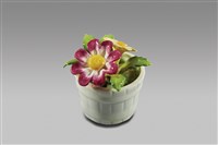 藏品(填土插花系列：圓木桶花盆(大)/太陽花)的圖片