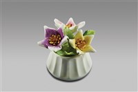 藏品(填土插花系列：圓錐條花盆(大)/綜合)的圖片