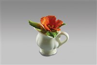 藏品(填土插花系列：水瓶(小)/八月罌粟花)的圖片