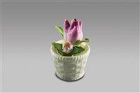 藏品(填土插花系列：竹編籃(小)/鬱金香)的圖片