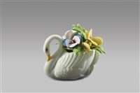 藏品(填土插花系列：天鵝/三色堇)的圖片