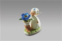 藏品(填土插花系列：天使吻花/藍和頌)的圖片