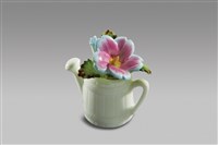 藏品(填土插花系列：灑水壺/六月堇花)的圖片