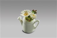 藏品(填土插花系列：灑水壺/十月雛菊)的圖片