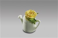 藏品(填土插花系列：灑水壺/十一月黃菊)的圖片