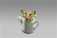 藏品(填土插花系列：灑水壺/十二月聖誕玫瑰)的圖片