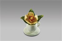 藏品(填土插花系列：小咖啡杯皿/5月黃百合)的圖片