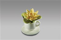 藏品(填土插花系列：小咖啡杯皿/7月水蓮)的圖片