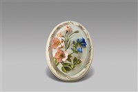 藏品(四季掛皿/夏天(粉紅、紫藍花))的圖片