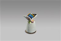 藏品(蝴蝶手指套/紅花(藍蝶))的圖片