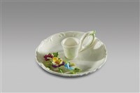 藏品(燭台皿/堇花(三色))的圖片