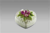 藏品(竹編心形盒/堇花)的圖片