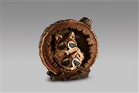 藏品(酒瓶系列：樹洞浣熊)的圖片