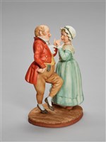 藏品(夫妻跳舞慶祝聖誕節)的圖片