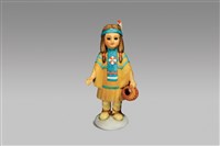 藏品(黏眼睛系列：印地安女孩/缽持)的圖片