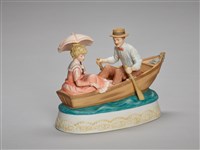 藏品(情侶夏日划船遊河)的圖片