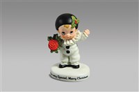 藏品(黑帽系列：立姿/玫瑰花持)的圖片