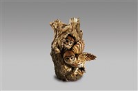 藏品(酒瓶系列：樹洞貓頭鷹/壁掛)的圖片