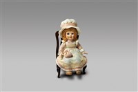 藏品(黏眼睛系列：女坐/袋持)的圖片