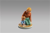 藏品(親子系列：母子/繪畫)的圖片