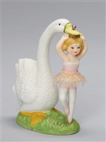 藏品(跳芭蕾舞的女孩和天鵝)的圖片