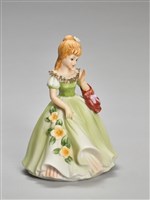 藏品(古典少女手挽皮包)的圖片