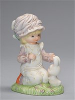 藏品(小孩系列：小女孩與小白兔)的圖片