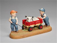 藏品(小農夫系列-你在推還是拉?)的圖片