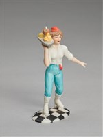 藏品(女侍以溜冰鞋送餐)的圖片