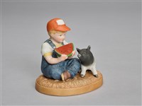 藏品(小農夫系列-Matt和小豬吃西瓜)的圖片