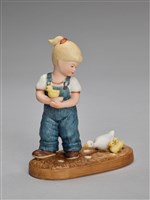 藏品(小農夫系列-小女孩與鴨)的圖片