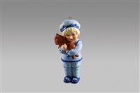 藏品(小吊飾/男抱貓)的圖片